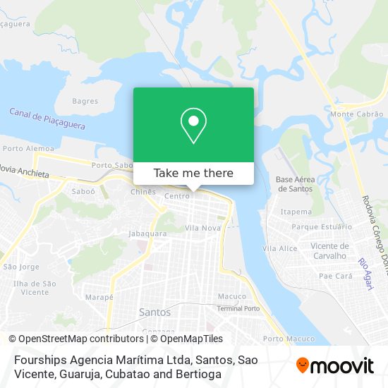 Fourships Agencia Marítima Ltda map