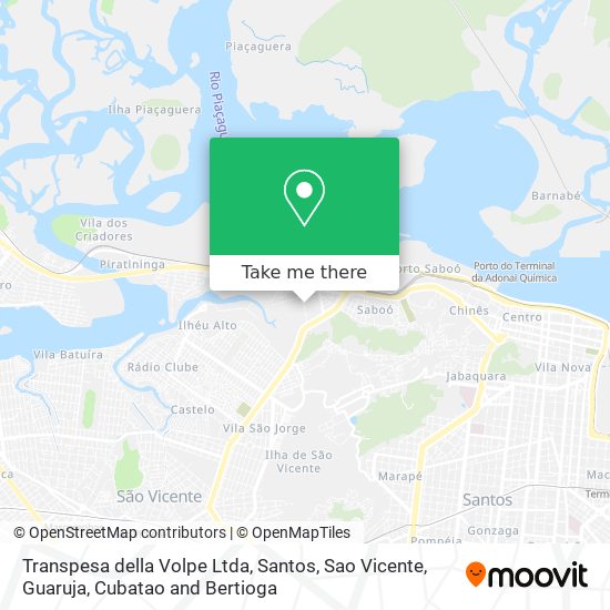 Transpesa della Volpe Ltda map