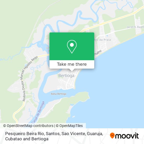 Mapa Pesqueiro Beira Rio