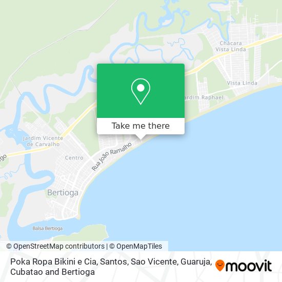 Poka Ropa Bikini e Cia map