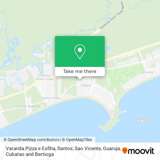 Varanda Pizza e Esfiha map