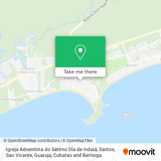 Igreja Adventista do Sétimo Dia de Indaiá map