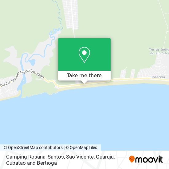 Camping Rosana map