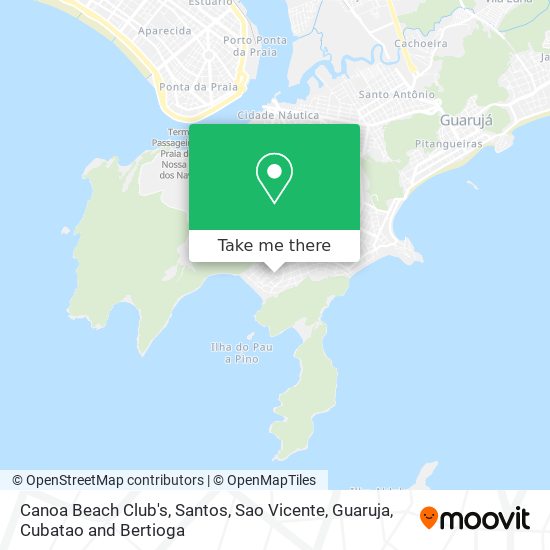 Mapa Canoa Beach Club's