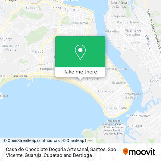 Casa do Chocolate Doçaria Artesanal map
