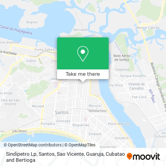 Sindipetro Lp map