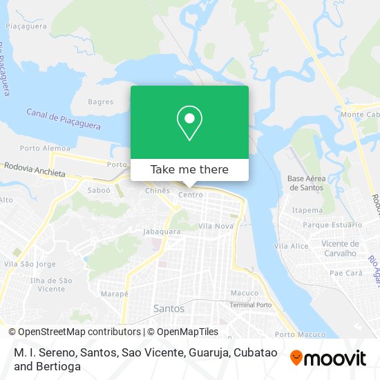 M. I. Sereno map