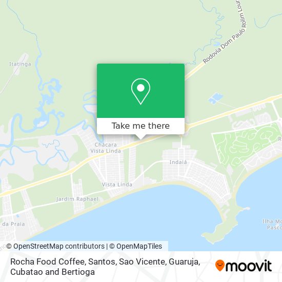 Rocha Food Coffee map