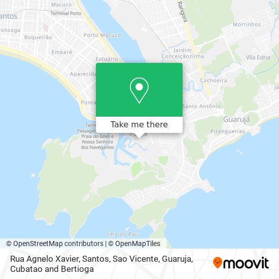 Mapa Rua Agnelo Xavier