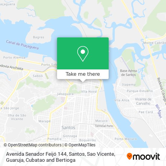 Mapa Avenida Senador Feijó 144