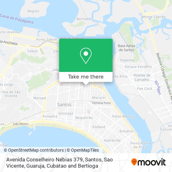 Avenida Conselheiro Nébias 379 map