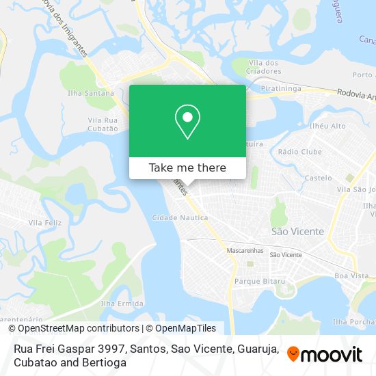 Rua Frei Gaspar 3997 map
