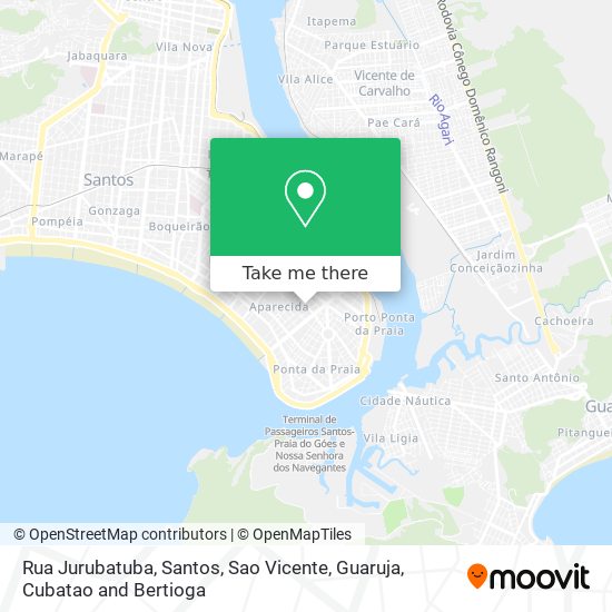 Rua Jurubatuba map