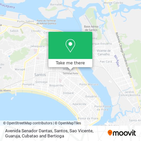 Avenida Senador Dantas map