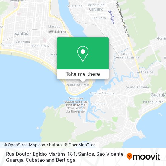 Rua Doutor Egídio Martins 181 map