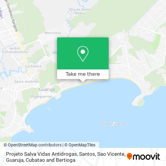 Projeto Salva Vidas Antidrogas map