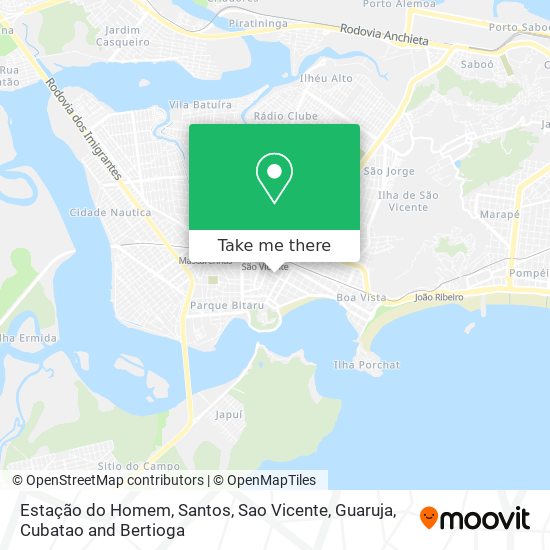 Estação do Homem map