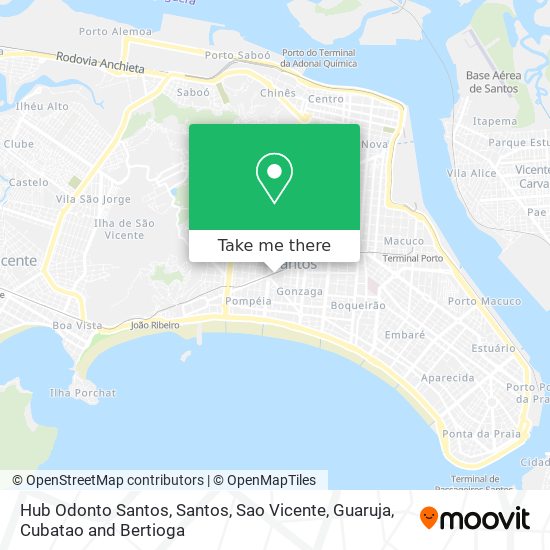 Mapa Hub Odonto Santos