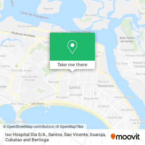 Iso Hospital Dia S/A. map