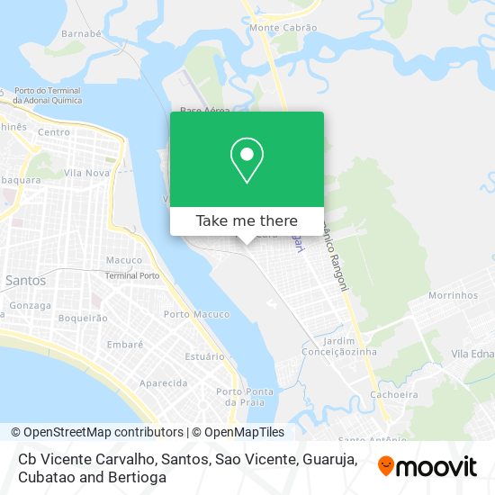 Cb Vicente Carvalho map