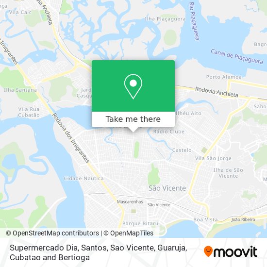 Supermercado Dia map