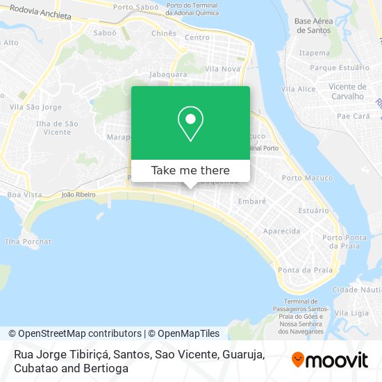 Rua Jorge Tibiriçá map