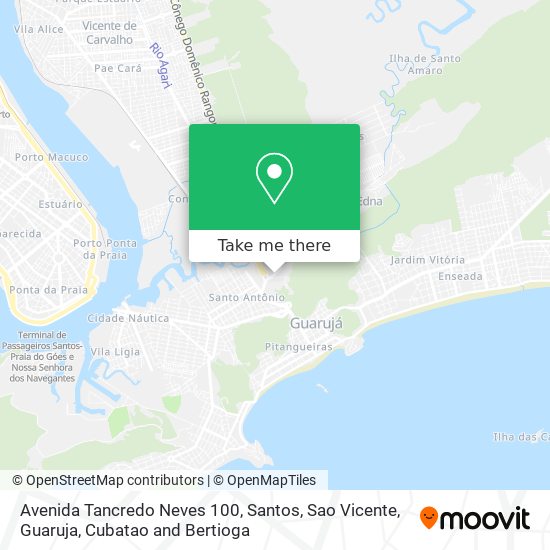 Avenida Tancredo Neves 100 map