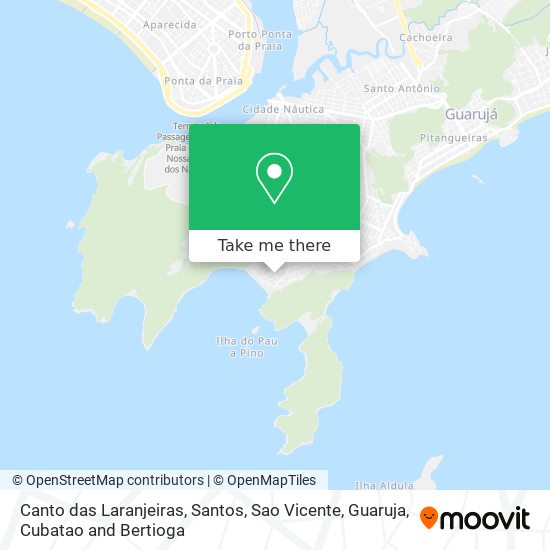 Canto das Laranjeiras map