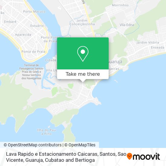Lava Rapido e Estacionamento Caicaras map