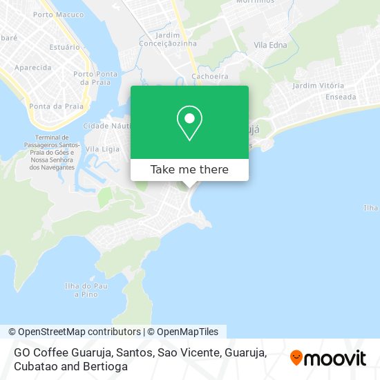 GO Coffee Guaruja map