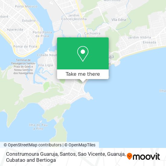 Construmoura Guaruja map
