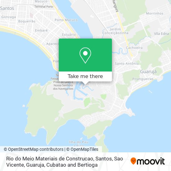 Mapa Rio do Meio Materiais de Construcao