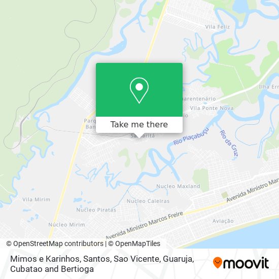 Mimos e Karinhos map