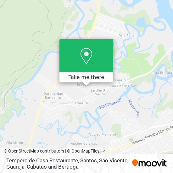 Tempero de Casa Restaurante map