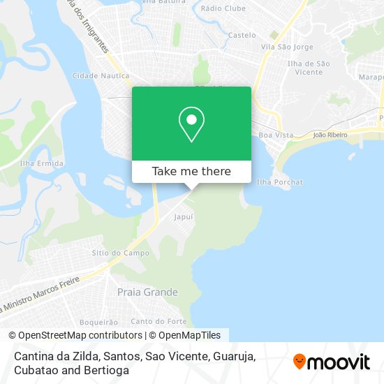 Mapa Cantina da Zilda