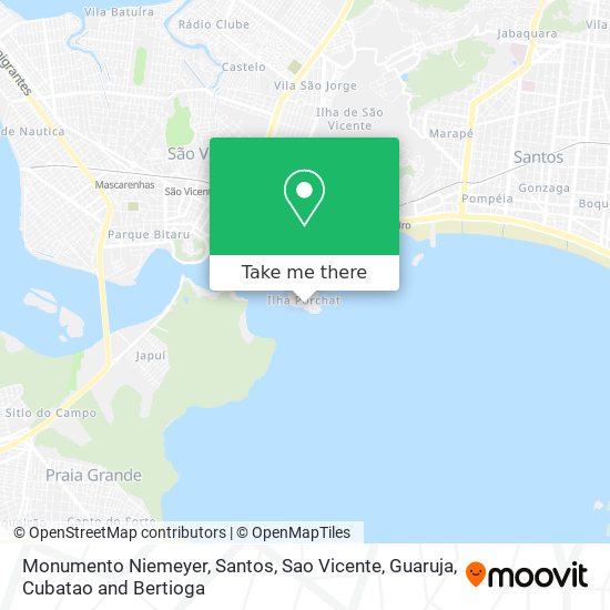 Monumento Niemeyer map