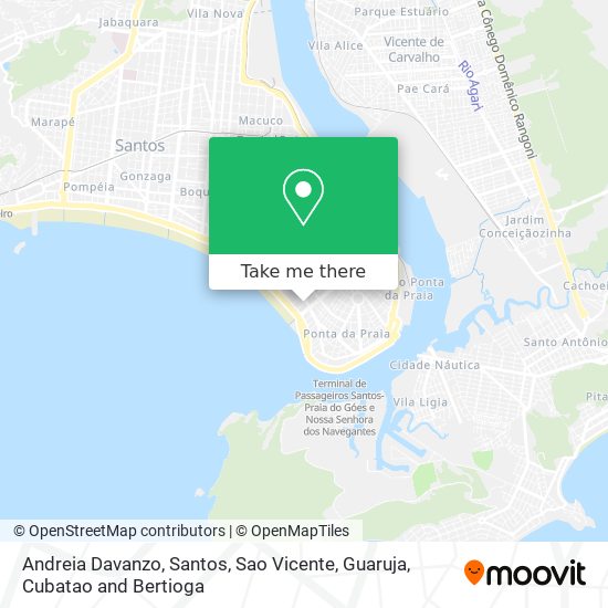 Andreia Davanzo map