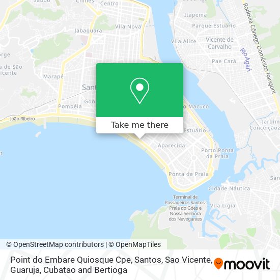 Point do Embare Quiosque Cpe map