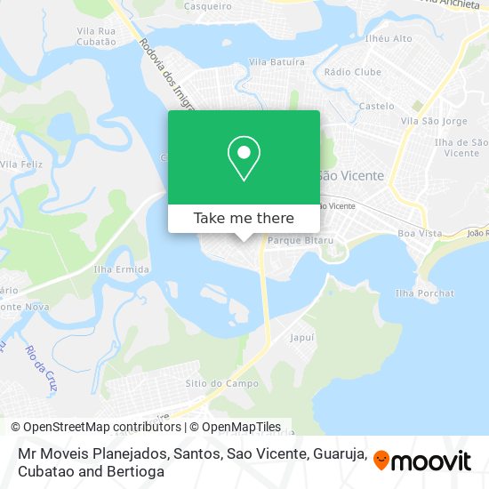 Mapa Mr Moveis Planejados