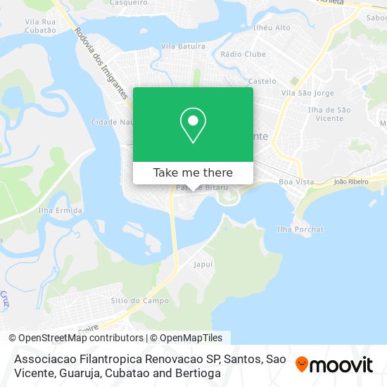 Associacao Filantropica Renovacao SP map