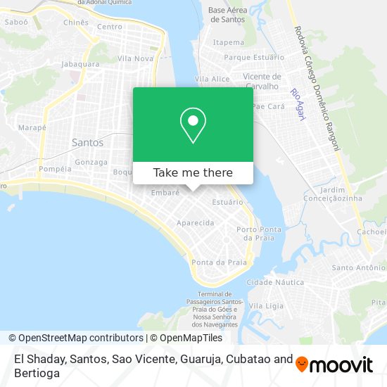 El Shaday map