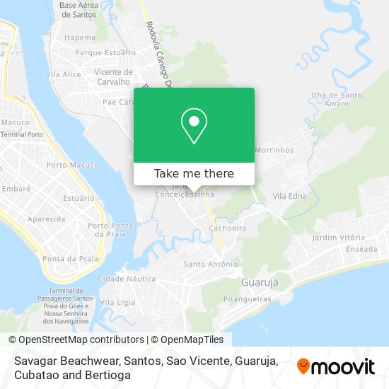 Savagar Beachwear map