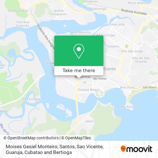 Moises Gesiel Monteiro map