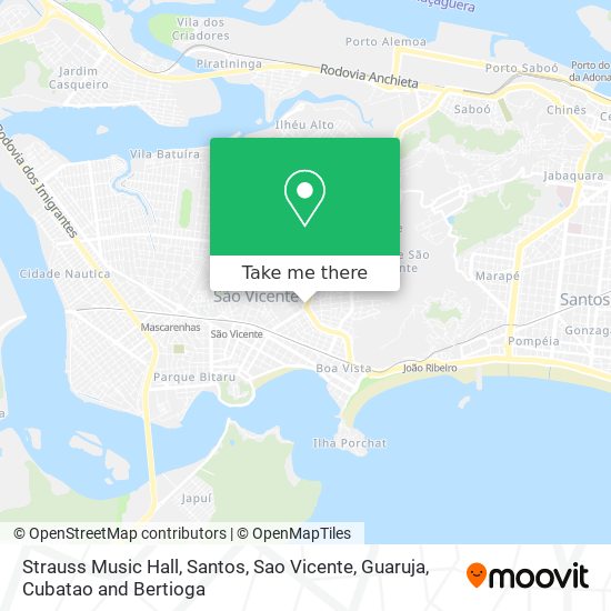 Strauss Music Hall map