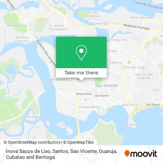 Inova Sacos de Lixo map