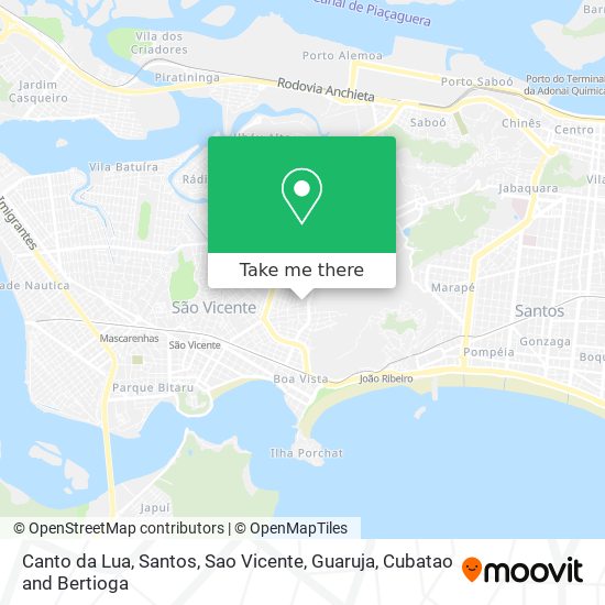 Canto da Lua map
