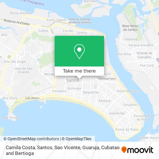 Camila Costa map