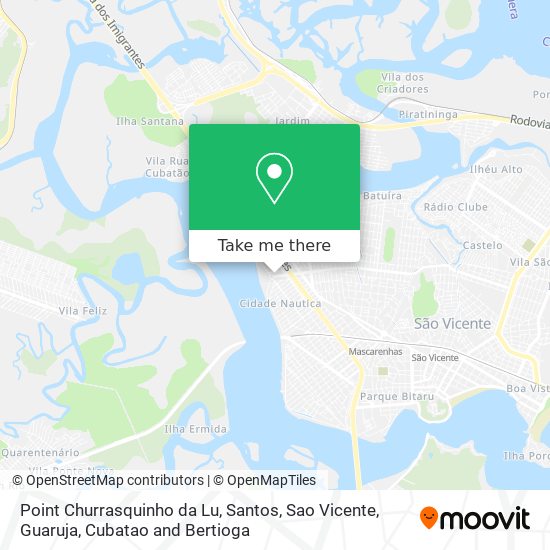 Point Churrasquinho da Lu map