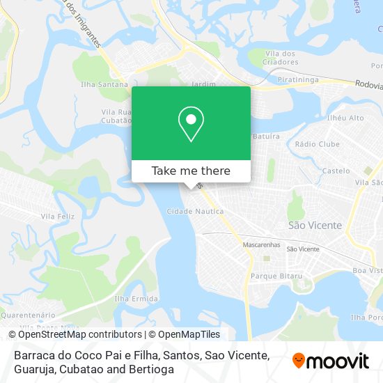 Barraca do Coco Pai e Filha map