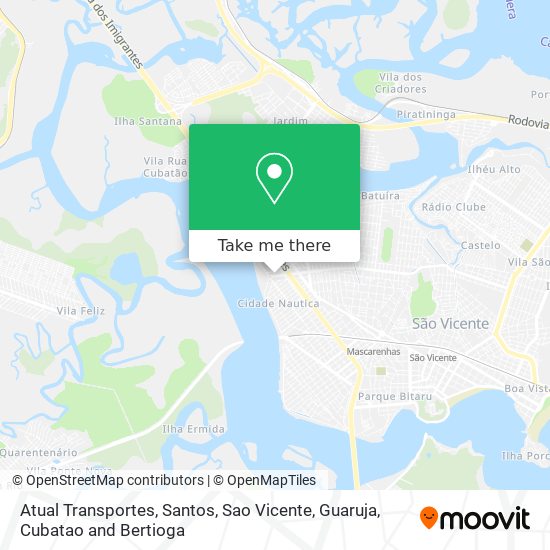 Atual Transportes map